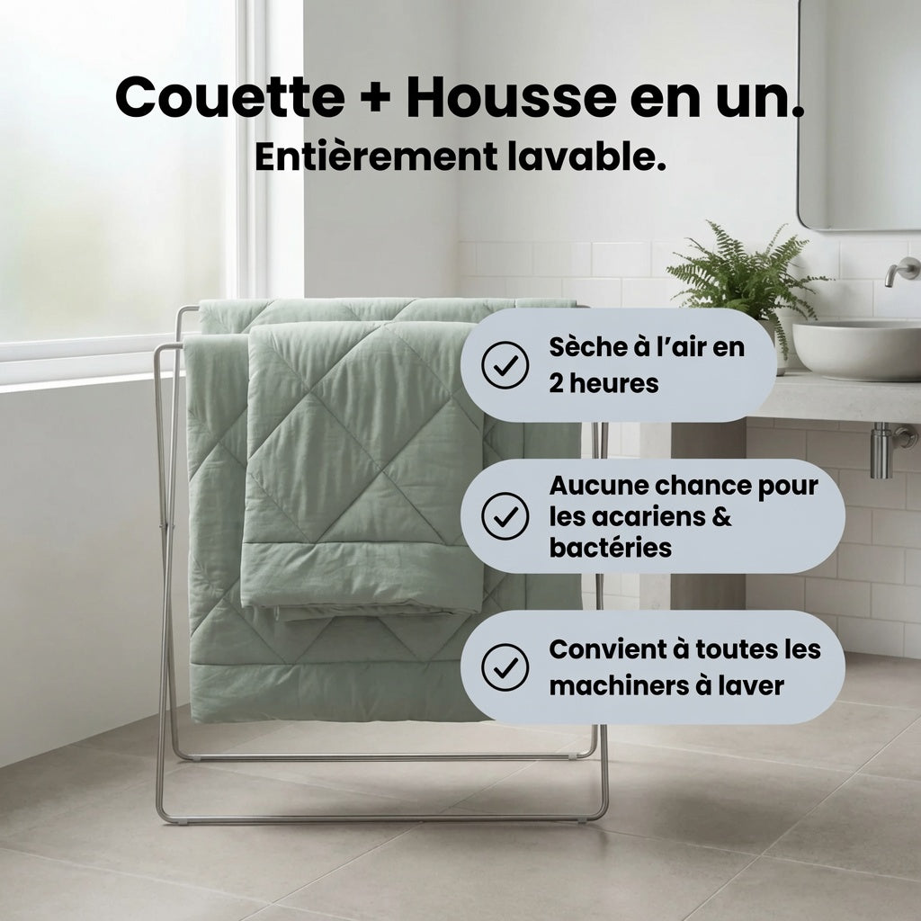 Couette EasySleep 2 en 1 qui élimine le besoin de draps