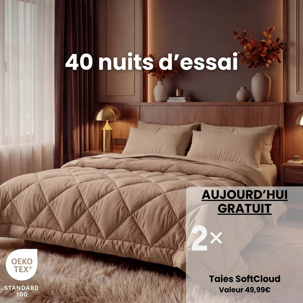 Couette EasySleep 2 en 1 qui élimine le besoin de draps