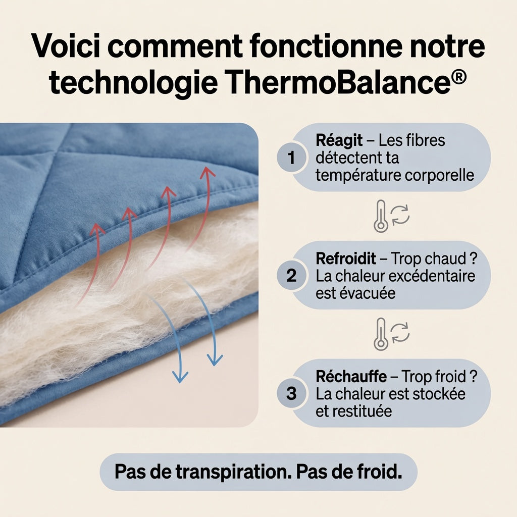 Couette EasySleep 2 en 1 qui élimine le besoin de draps