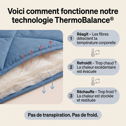 Couette EasySleep 2 en 1 qui élimine le besoin de draps